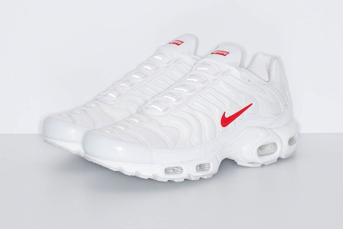 White Supreme x Nike Air Max Plus 